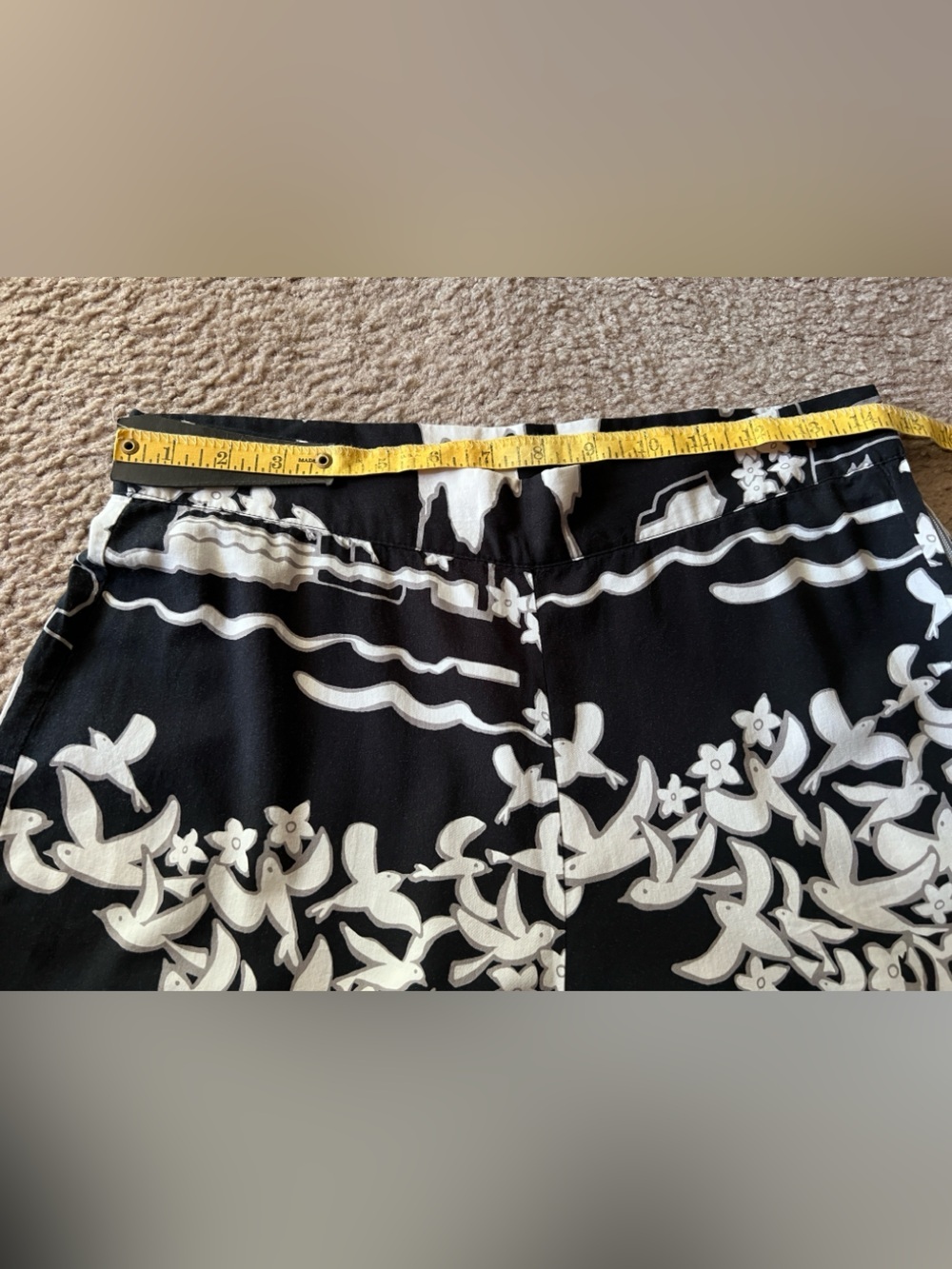 Anthropologie Tiny Anne Printed Wide-Leg Pants Sz 8 - Picture 7 of 13